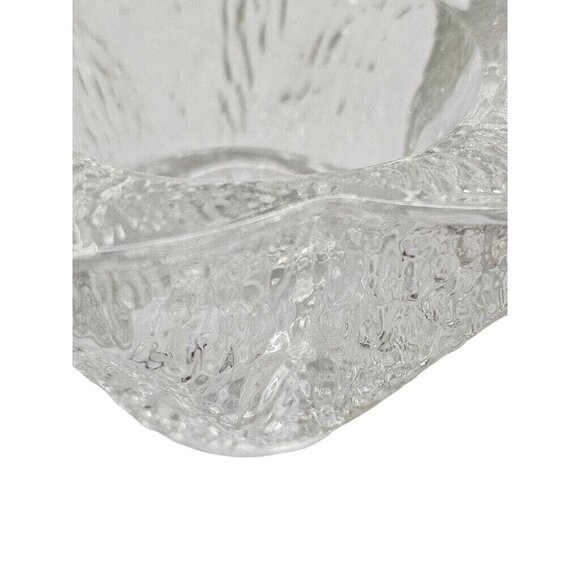 Frosted Glass Candle Holders With Textured Star Design - Picture 5 of 7